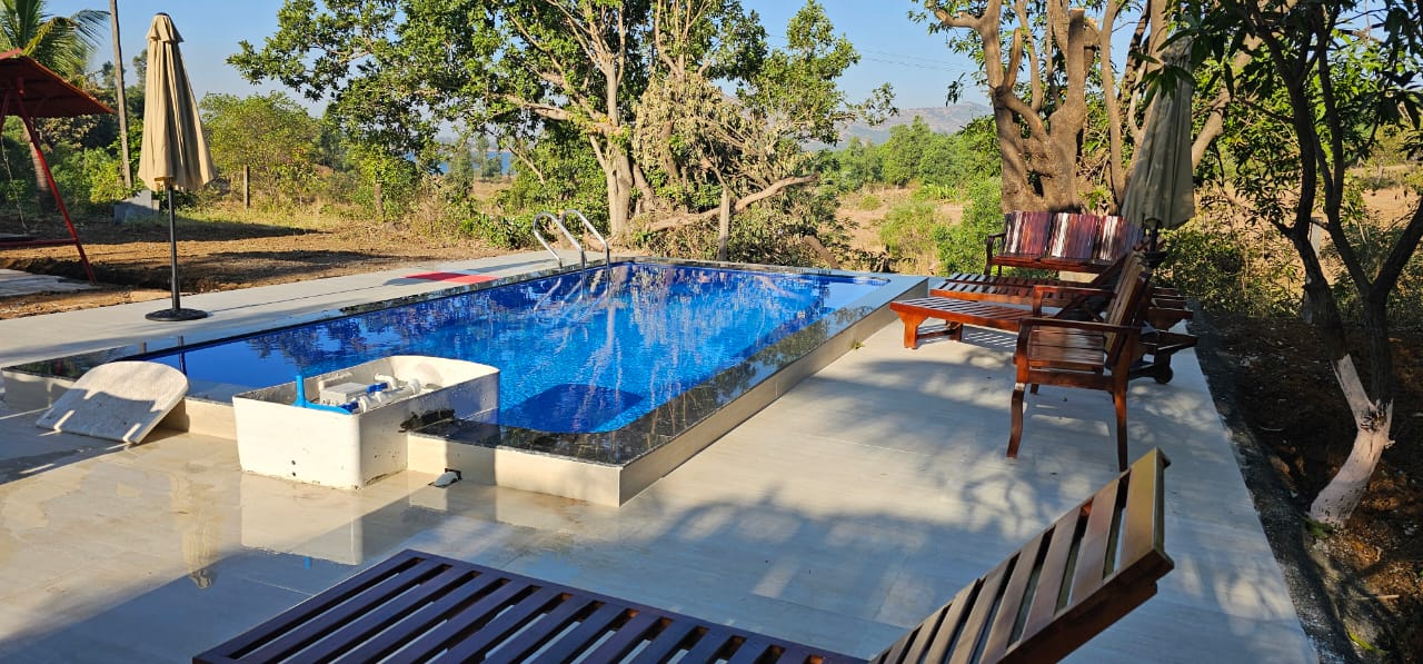 Swimming pool for each villa